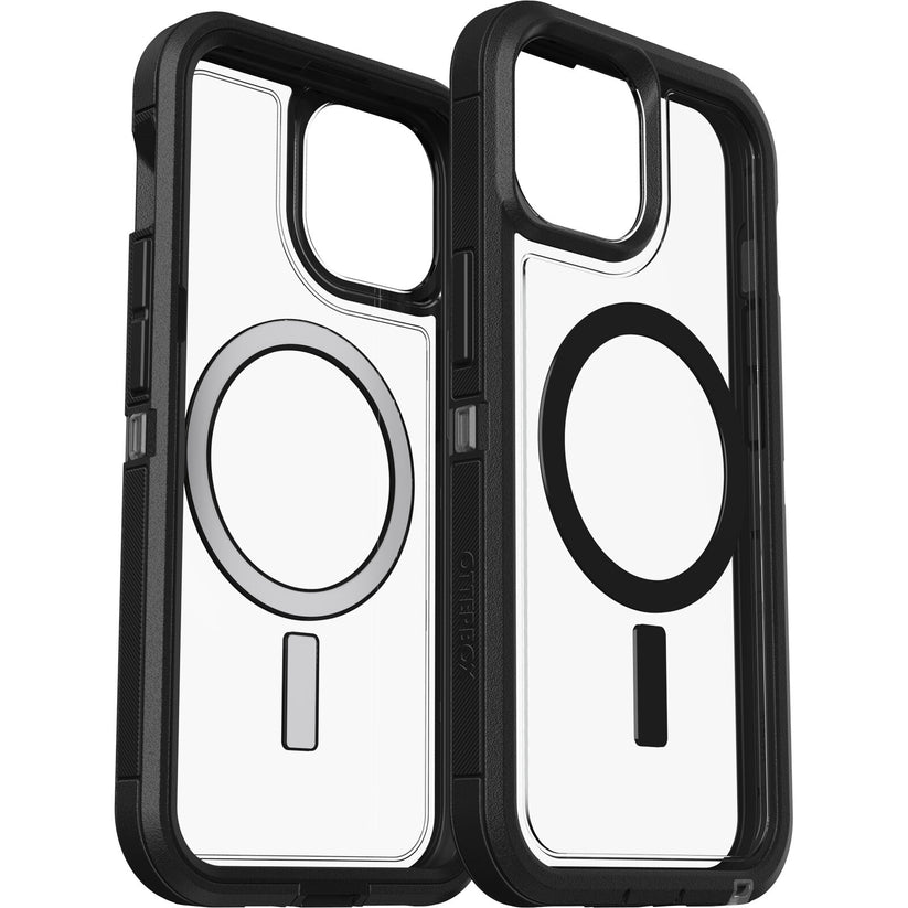 Custodia Defender XT MagSafe iPhone 15 - Trasprante/Nero