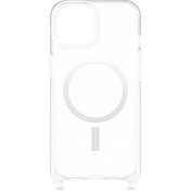 Custodia con Laccetto Magsafe iPhone 15 - Glitter/Trasparente
