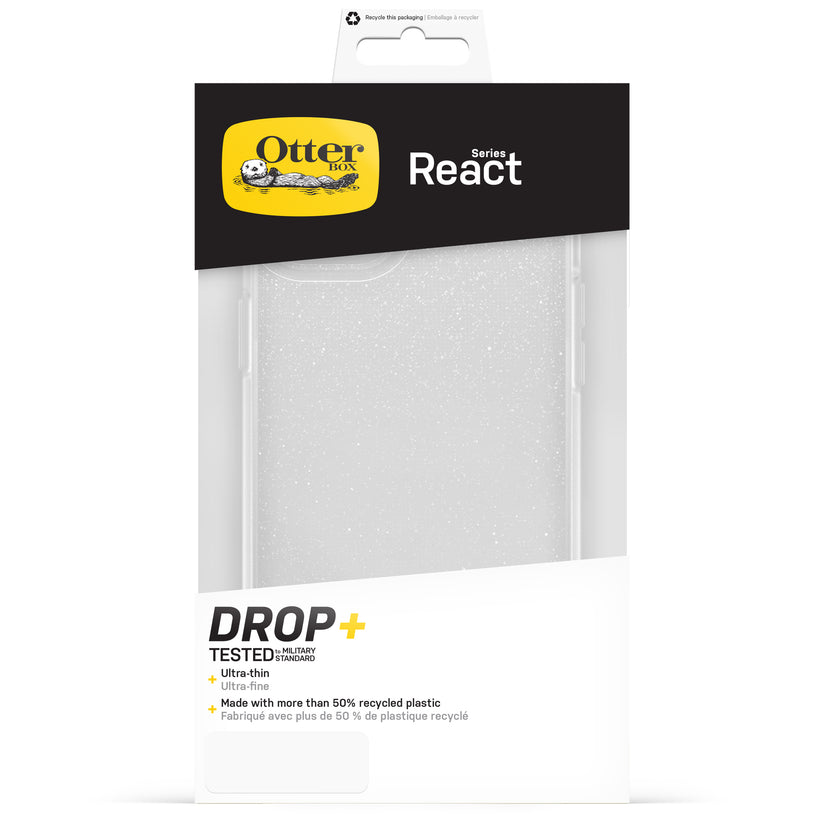 Custodia React iPhone 15 Plus - Glitter/Trasparente