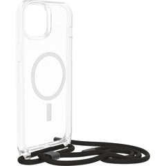 Custodia MagSafe con Laccetto iPhone 15 Plus - Glitter/Trasparente