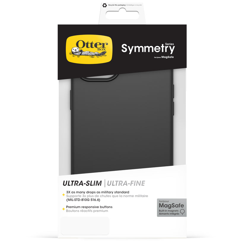 Custodia MagSafe Symmetry iPhone 15 Plus - Nero
