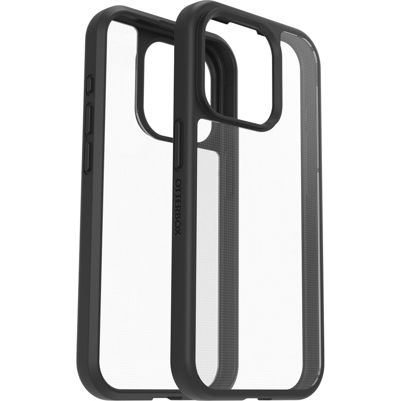 Custodia React iPhone 15 Pro - Trasparente/Nero