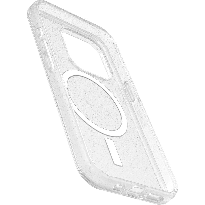 Custodia MagSafe Symmetry iPhone 15 Pro - Glitter/Trasparente