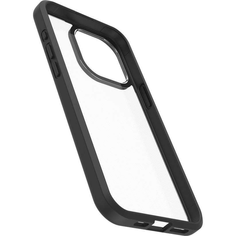 Custodia React iPhone 15 Pro Max - Trasparente/Nero