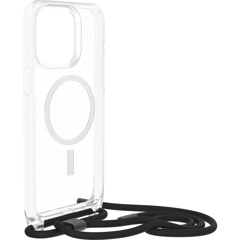 Custodia MagSafe con Laccetto iPhone 15 Pro Max - Trasparente/Glitter