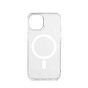 Custodia Frozen con magnete per iPhone 15 Plus - Bianco