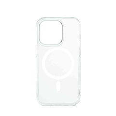 Custodia Frozen con magnete per iPhone 15 Pro - Bianco