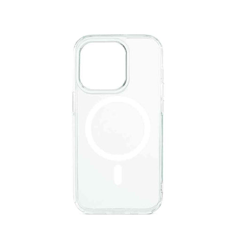 Custodia Frozen con magnete per iPhone 15 Pro - Bianco