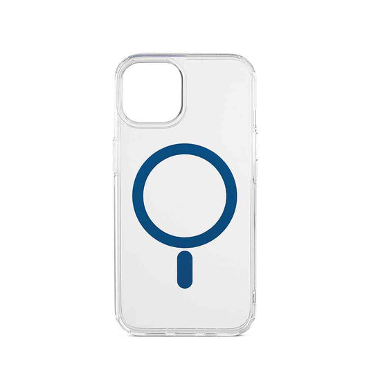 Custodia Frozen con magnete per iPhone 15 - Blu