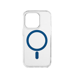 Custodia Frozen con magnete per iPhone 15 Pro - Blu