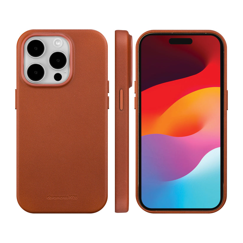 Custodia Roskilde iPhone 15 Pro - Cuoio