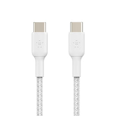 Cavo Intrecciato Pvc Usb-C To Usb-C 2m Twin Pack - Bianco