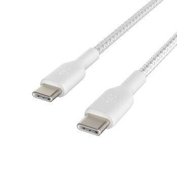 Cavo Intrecciato Pvc Usb-C To Usb-C 2m Twin Pack - Bianco