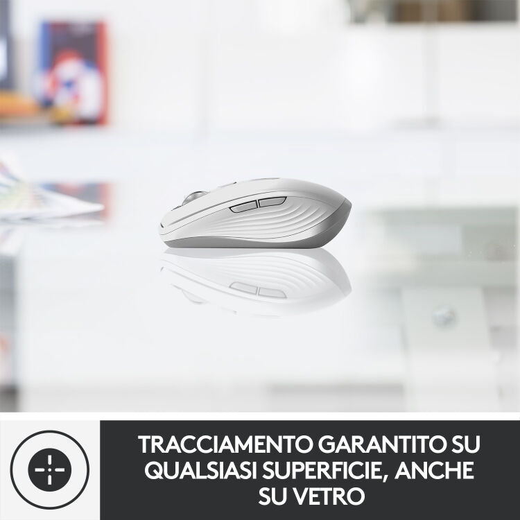 Mouse Wiriless MX Anywhere 3 per Mac - Grigio