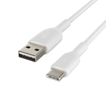 Cavo USB-C/USB-A (1 mt / 2 Pack) - Bianco