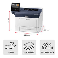 Stampante VersaLink B400 A4 45 ppm fronte/retro