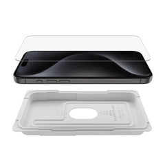 Pellicola in Vetro UltraGlass 2 iPhone 15 Pro Max con supporto per l’installazione incluso