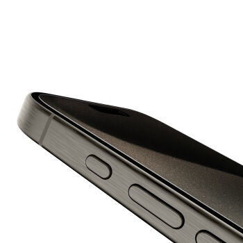 Pellicola Privacy in Vetro iPhone 15 Pro con supporto per l’installazione incluso