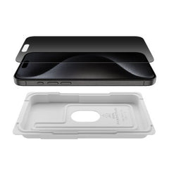 Pellicola Privacy in Vetro iPhone 15 Pro Max con supporto per l’installazione incluso