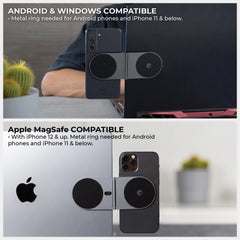 EDGE Pro Core Stand magnetico per iPhone e iPad - Grigio