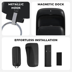 TAU Powerbank portachiavi di emergenza 3in1 - Nero