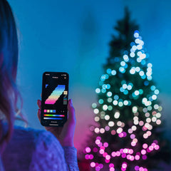 Luci LED intelligenti Twinkly Strings 400 Led - Multicolor + Bianco
