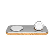Cubenest 2in1 K200 - Caricabatterie Wireless Magnetico Silver 20W