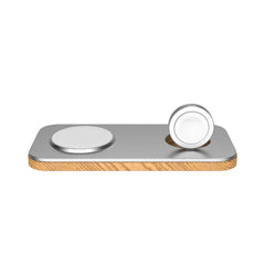 Cubenest 2in1 K200 - Caricabatterie Wireless Magnetico Silver 20W