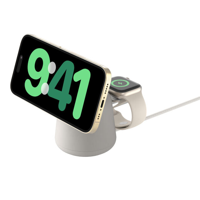 Supporto Ricarica Magsafe 2in1 15w - Sabbia