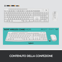 Kit Tastiera e mouse wireless MK270 - Bianco