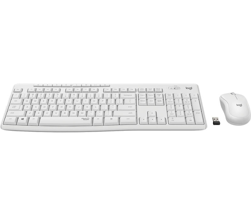 Kit Tastiera e mouse wireless MK270 - Bianco