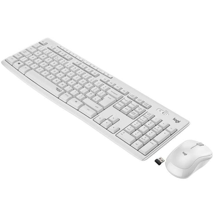 Kit Tastiera e mouse wireless MK270 - Bianco
