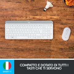 Kit Tastiera e mouse wireless MK470 - Bianco