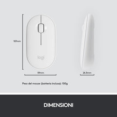 Kit Tastiera e mouse wireless MK470 - Bianco