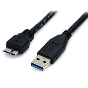 Cavo USB 3.0 SuperSpeed 50 cm nero A a Micro B - M/M