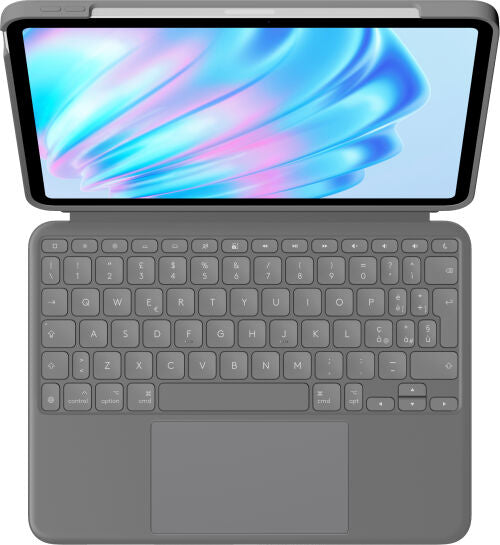 Custodia con tastiera Combo Touch per iPad Air 11" (M2) - Grigio