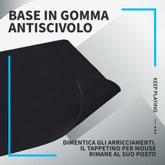Tappetino mouse gaming G240 - Nero