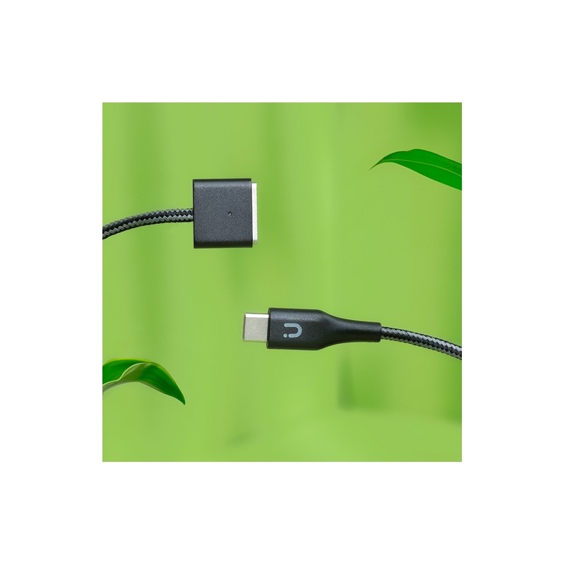 Cavo di ricarica Tunit USB-C MagSafe 3 140W - 2m - Titanio Nero