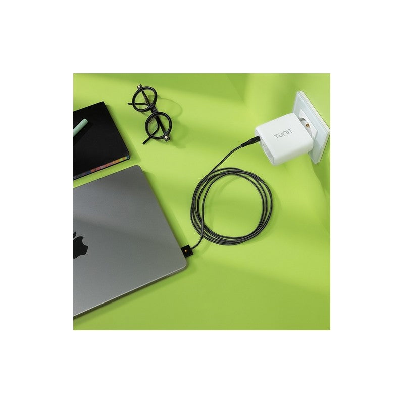 Cavo di ricarica Tunit USB-C MagSafe 3 140W - 2m - Titanio Nero