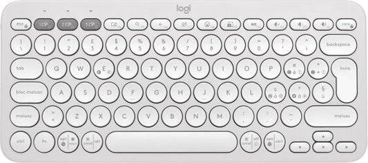 Tastiera Bluetooth Pebble Keys 2 K380s - Bianco