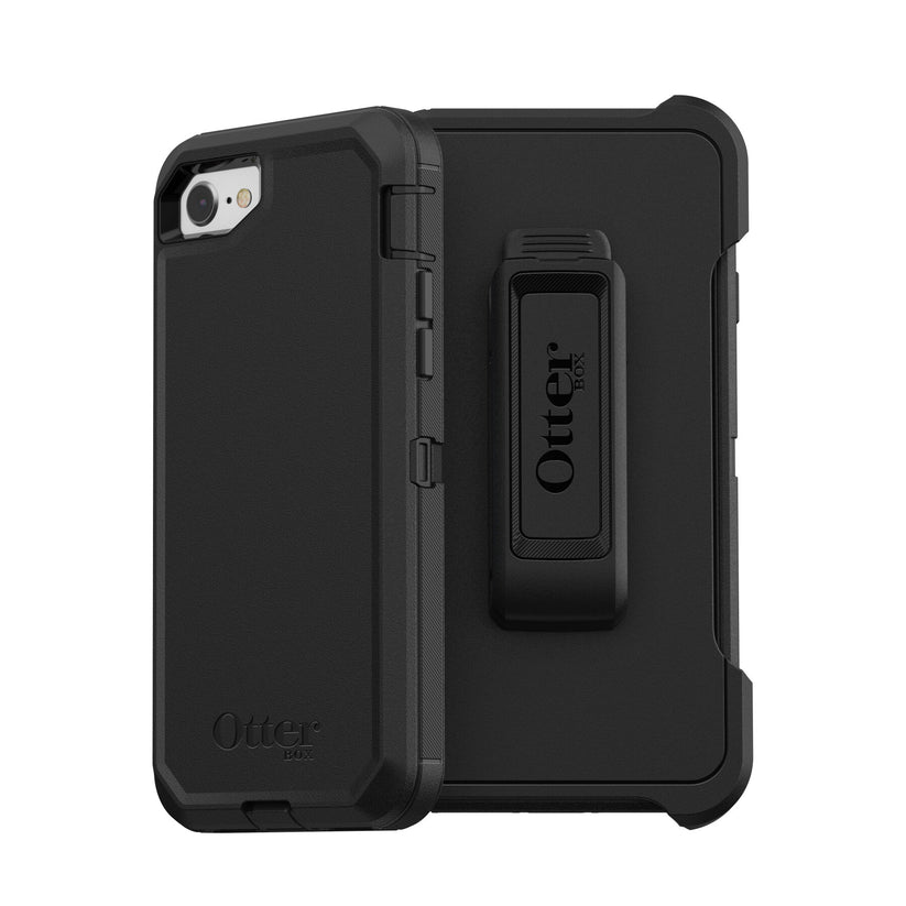 Custodia Defender per iPhone SE (2a Gen) / 8 / 7 - Nero