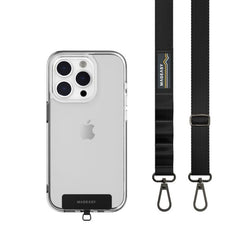 Tracolla 20mm + Gancio per iPhone - Nero