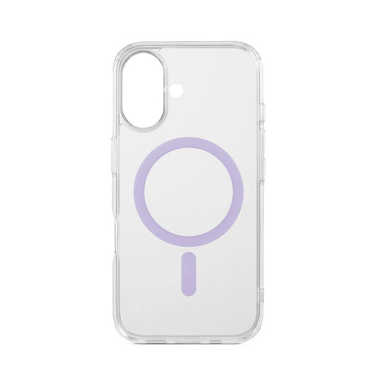 Custodia Frozen con magnete per iPhone 16 - Lilla