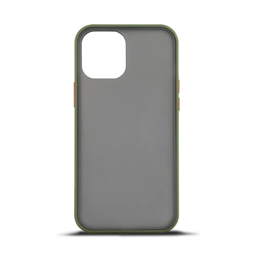 Custodia Foggy semitrasparente per iPhone 13 - Verde