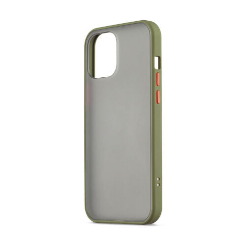 Custodia Foggy semitrasparente per iPhone 13 - Verde