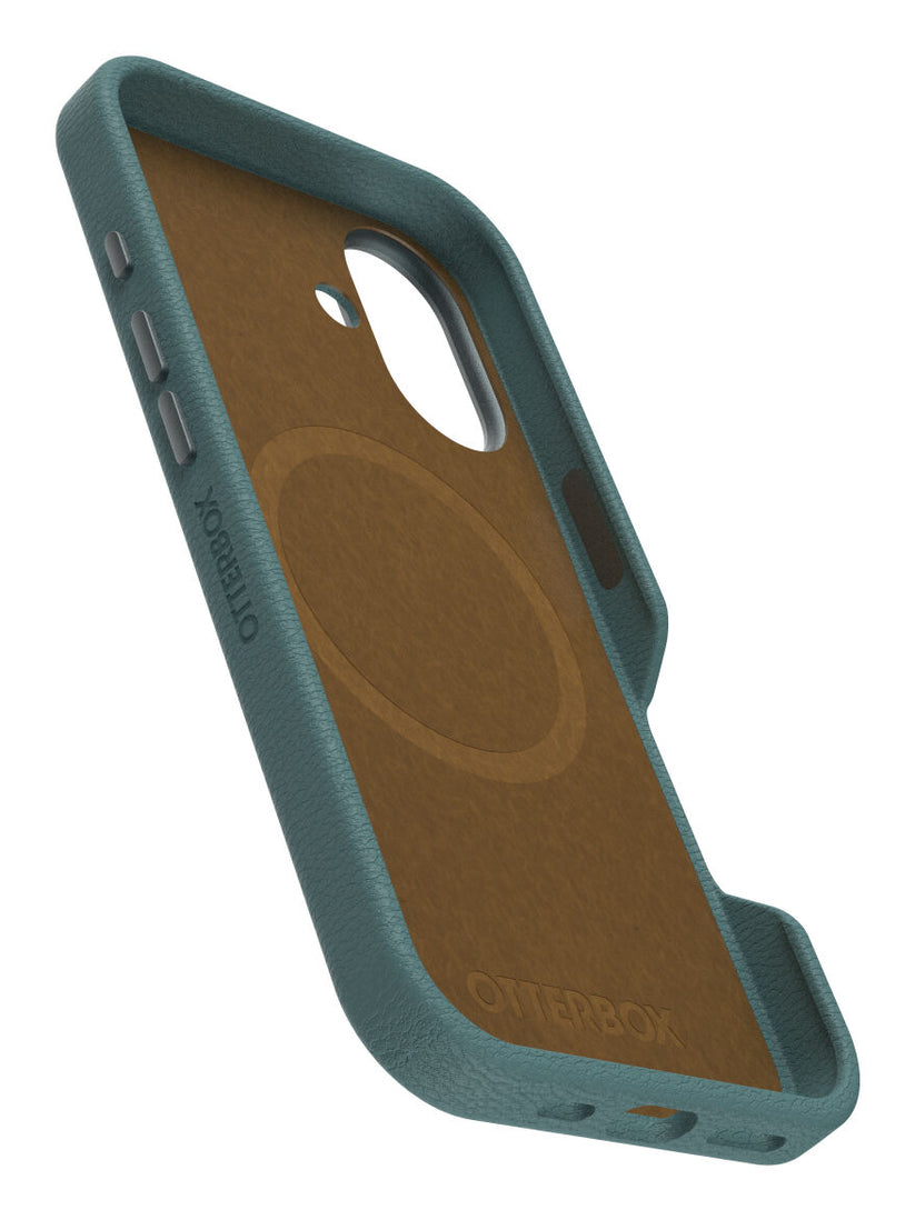 Custodia Symmetry Pelle di Cactus per iPhone 16 - Verde