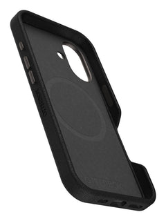 Custodia Symmetry Pelle di Cactus per iPhone 16 - Nero