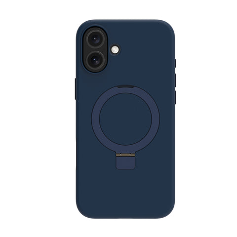 Custodia Iceland Ultra MagSafe con anello per iPhone 16 - Blu