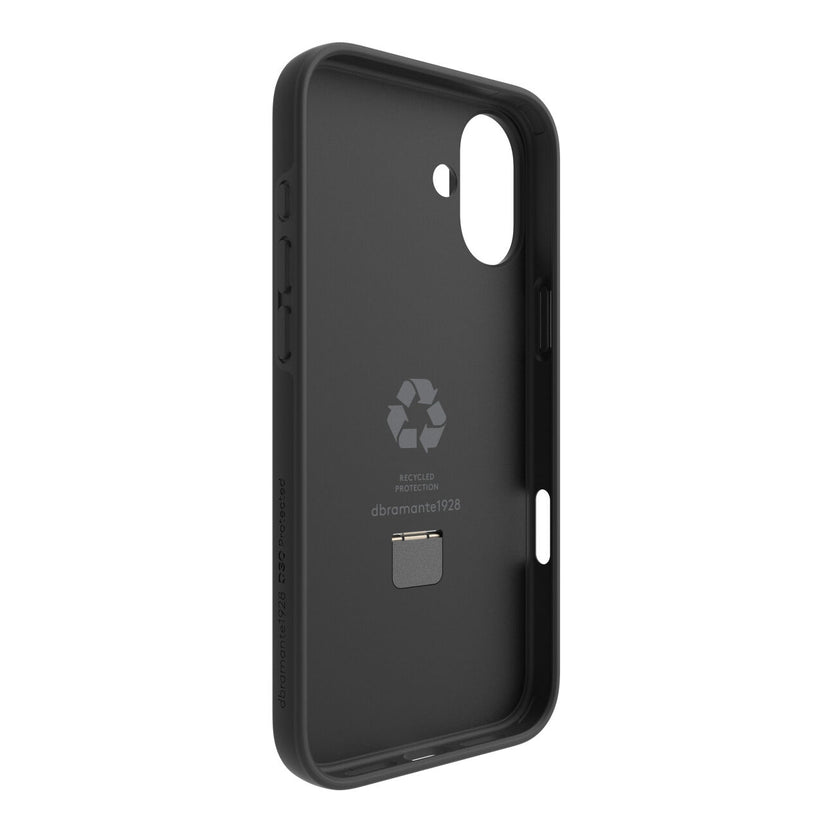 Custodia Iceland Ultra MagSafe con anello per iPhone 16 Plus - Nero