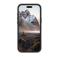 Custodia Iceland Ultra MagSafe con anello per iPhone 16 Pro Max - Nero